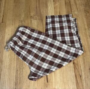 Men's Women’s Cabela's Cotton Knit Flannel Plaid Lounge Pajama Pants, size XL